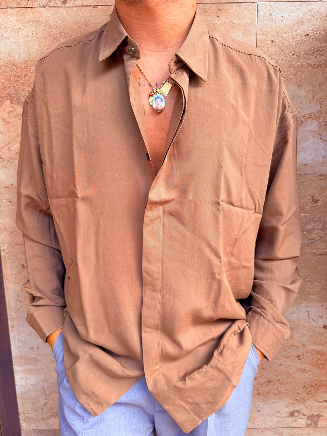 Camicia viscosa
