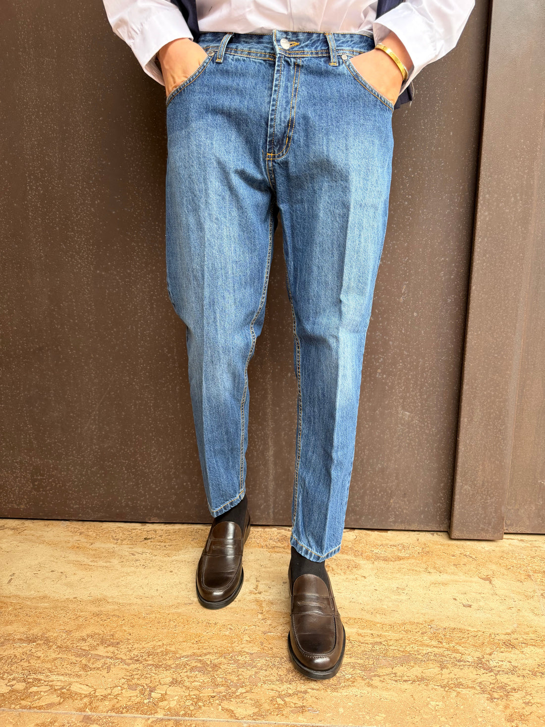 JEANS 5 TASCHE TELA FISSA