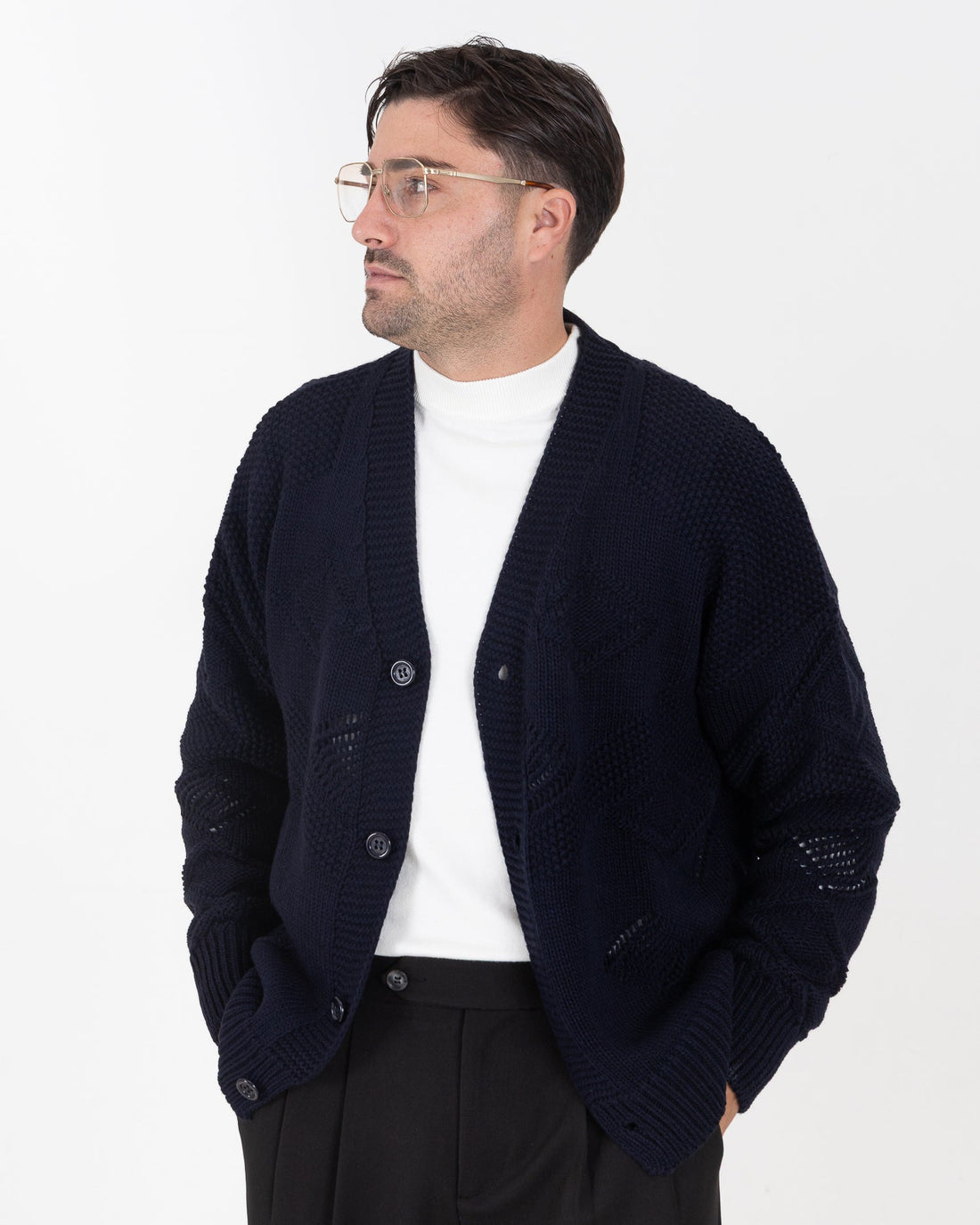GèGè cardigan traforato